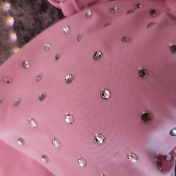 Wild Fable Pink String Bikini with Rhinestones - Picture 8 of 8